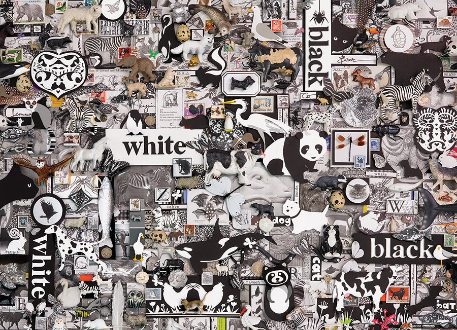 Black & White Animals 1000pc