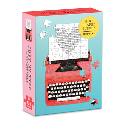 Shaped Vintage Typewriter Mini 100pc