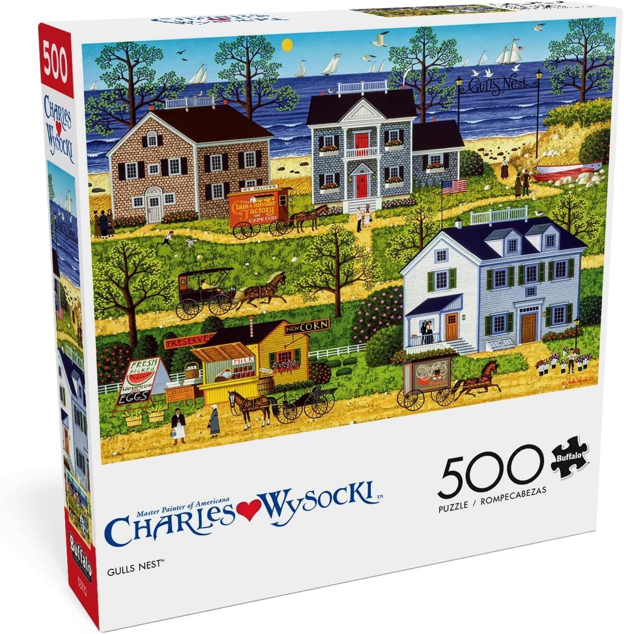 Charles Wysocki Gulls Nest 500pc