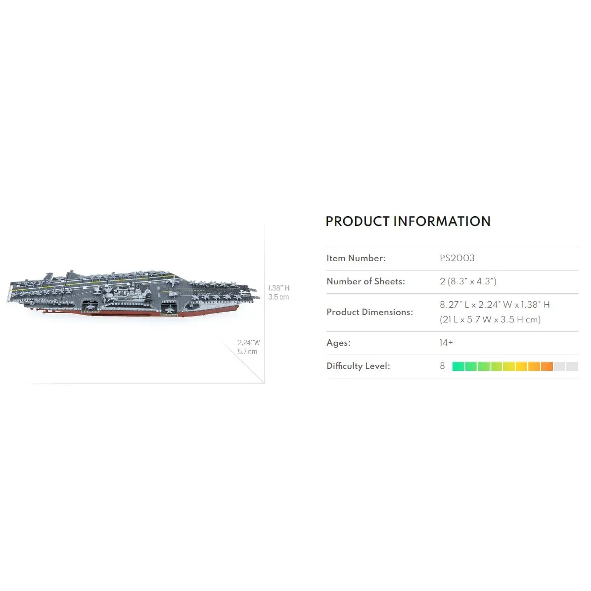 Metal Earth USS Midway Premium Series