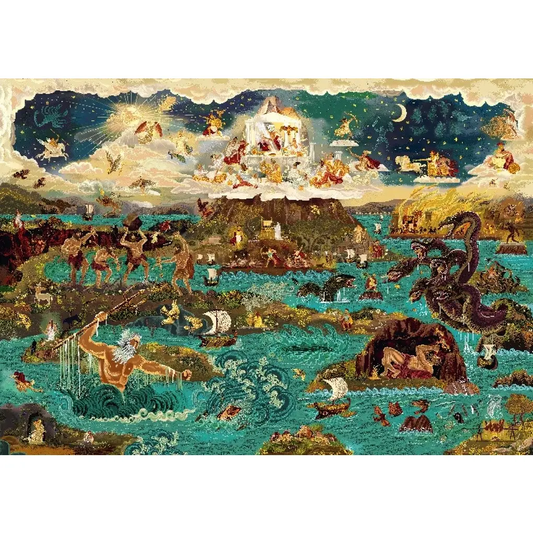 The World of The Odyssey & Other Greek Myths: Puzzle 1000pc