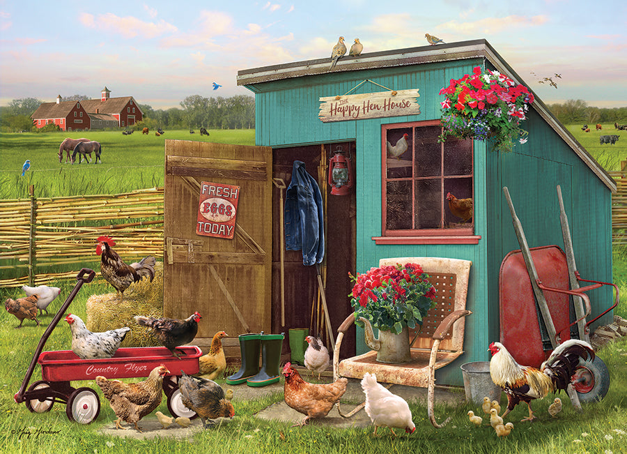 The Happy Hen House 1000pc