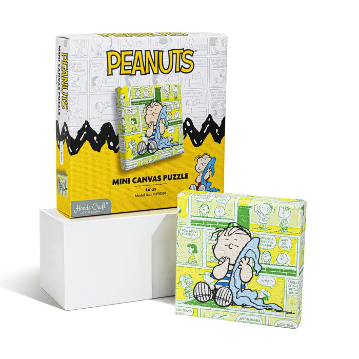 Peanuts Mini Canvas Puzzle: Linus 56pc