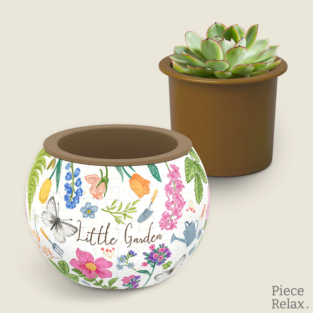 3D Puzzle Planter: Little Garden 80pc