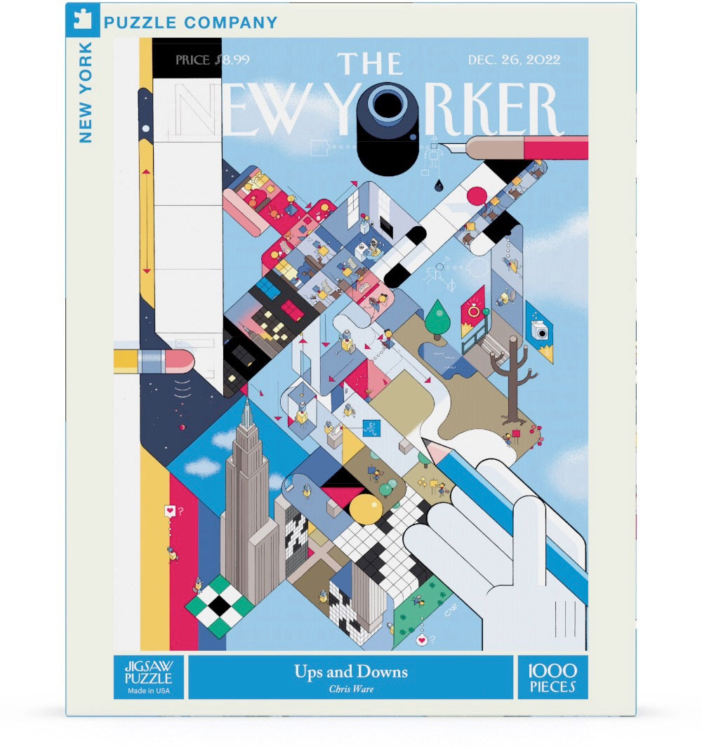 The New Yorker: Ups and Downs 1000pc