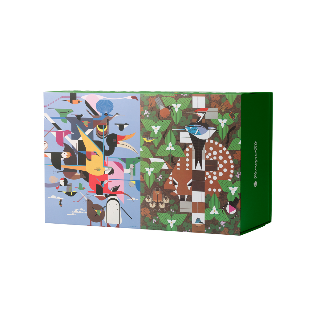 Charley Harper Double-Sided Jigsaw Puzzle Set 2x120pc