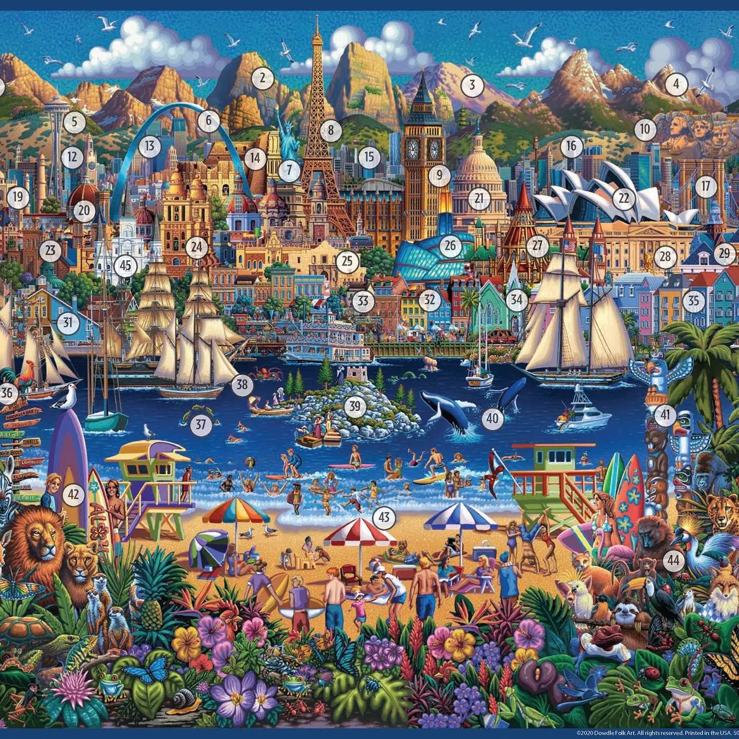Dowdle: World Pieces 1000pc
