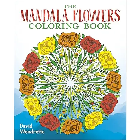 Coloring Book: Mandala Flowers