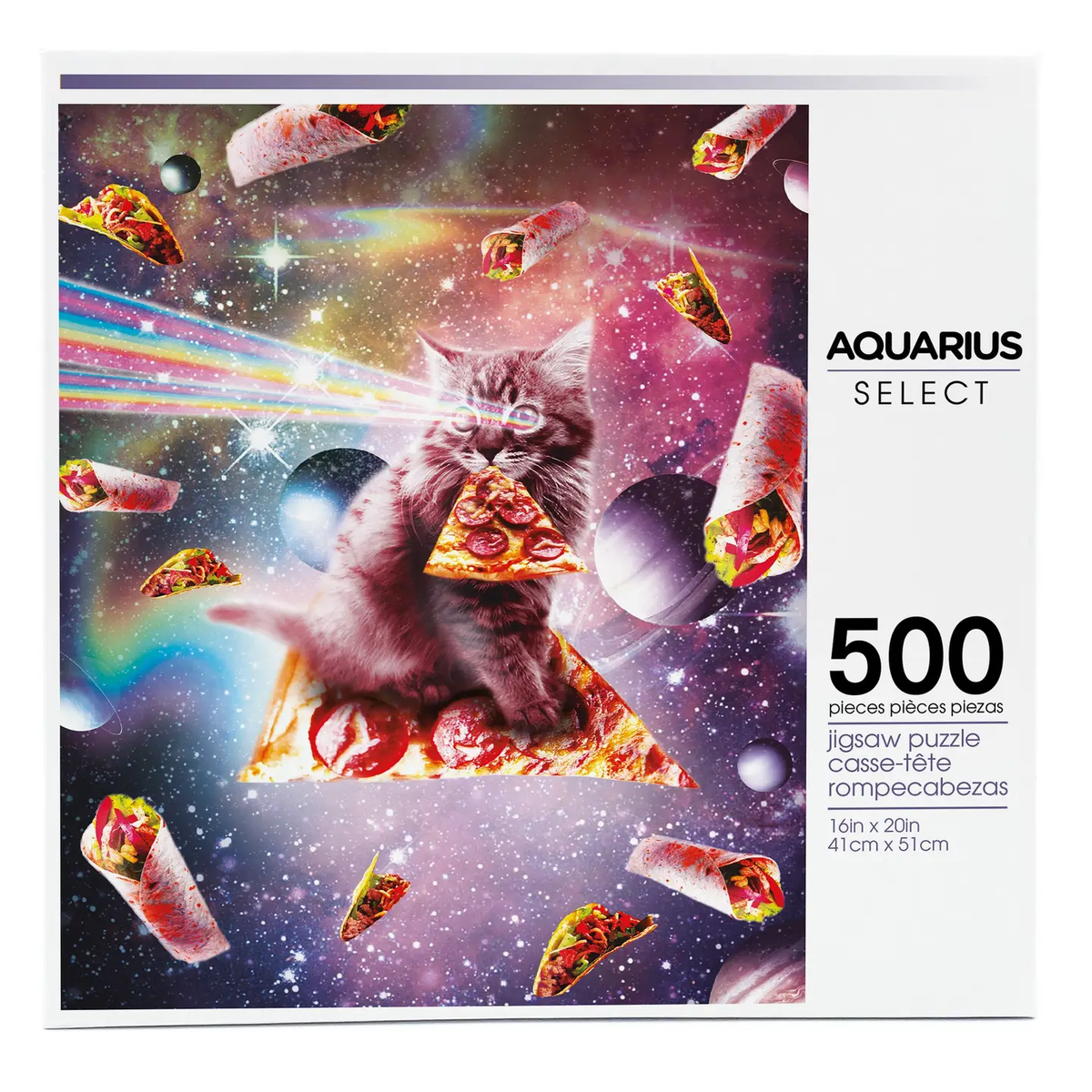 Random Galaxy Cat Pizza 500pc