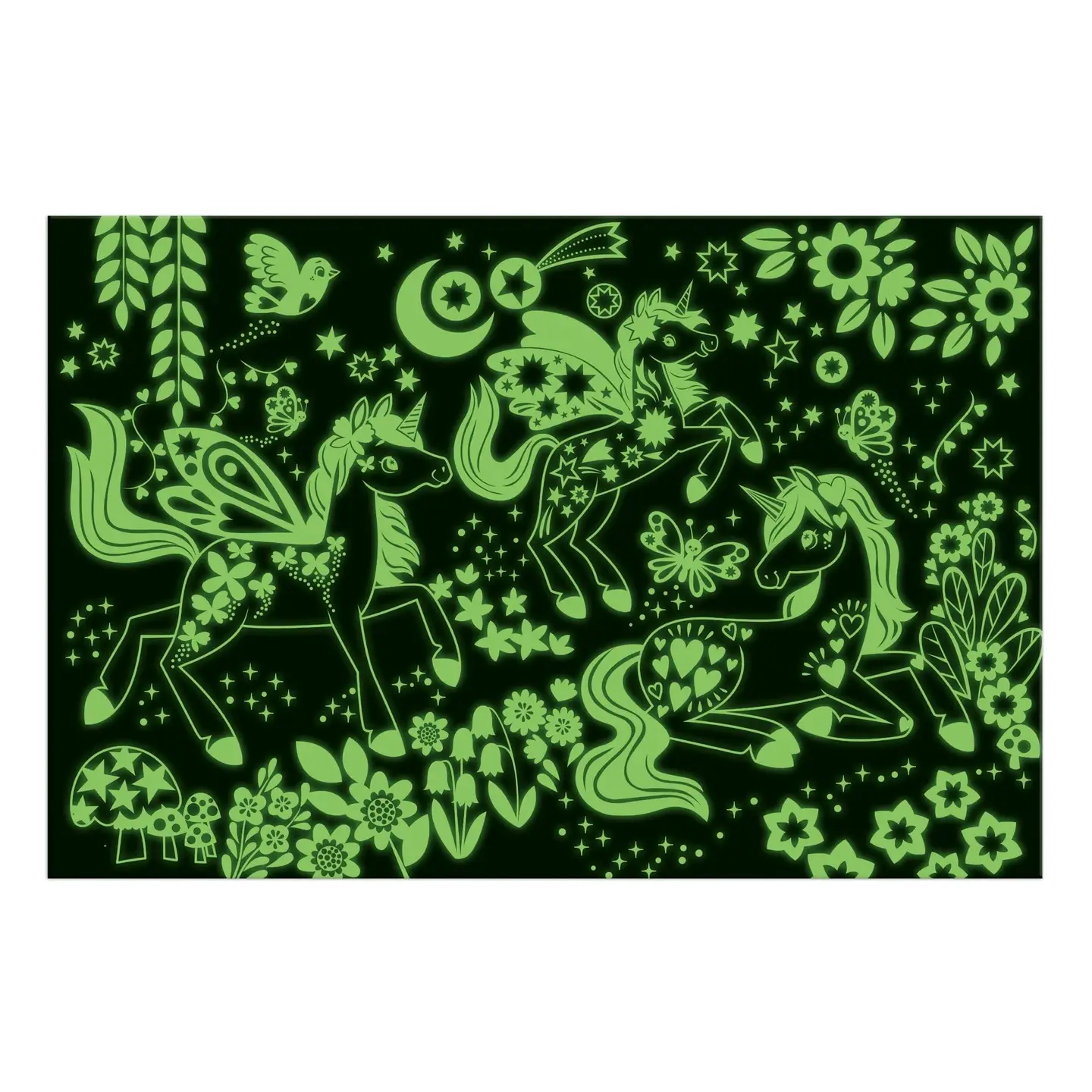 Unicorn Dreams Glow in the Dark 100pc
