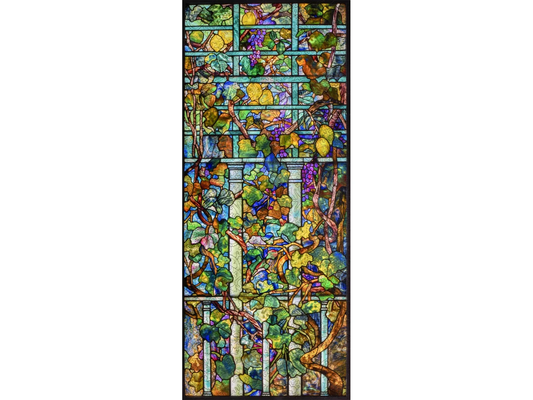Lemon Tree and Grape Vine with Trellis Window 586pc