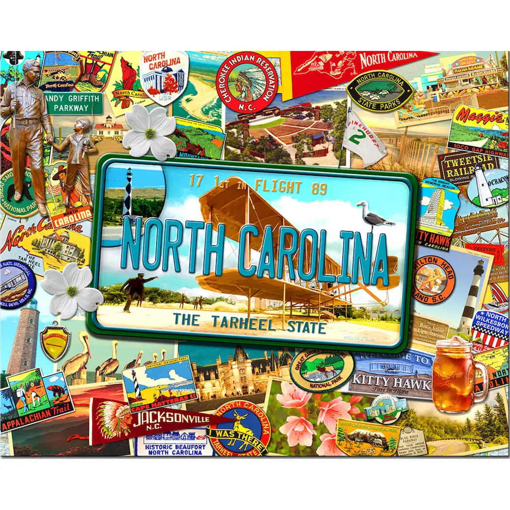 North Carolina By Kate Ward Thacker 1000pc