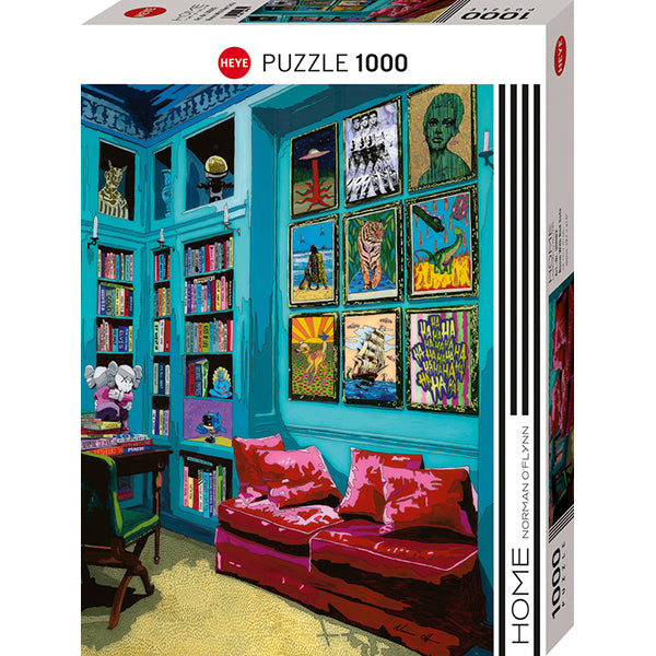 Home, Room With Red Sofa 1000pc