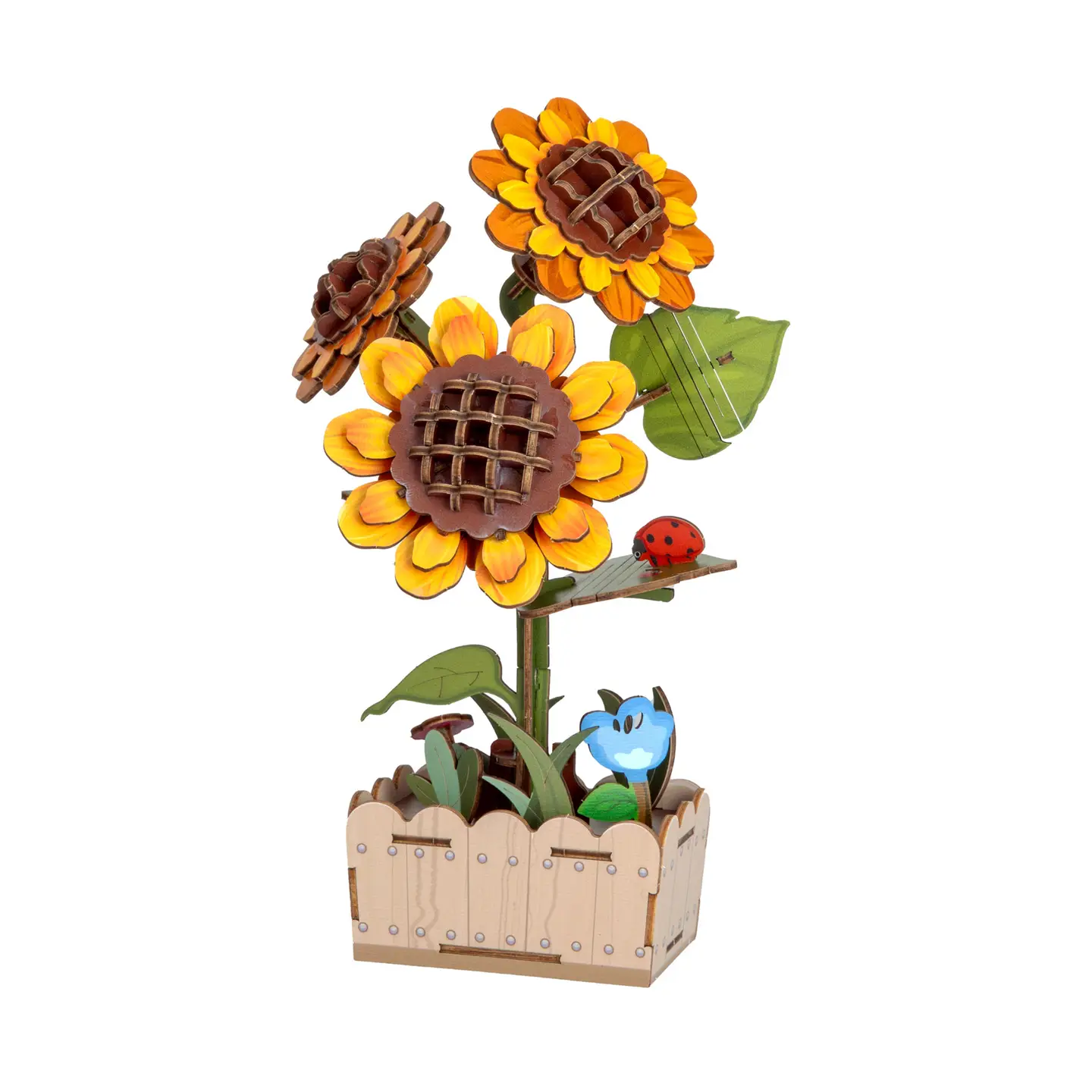 Wooden Flower: Sunflower Bloom Set