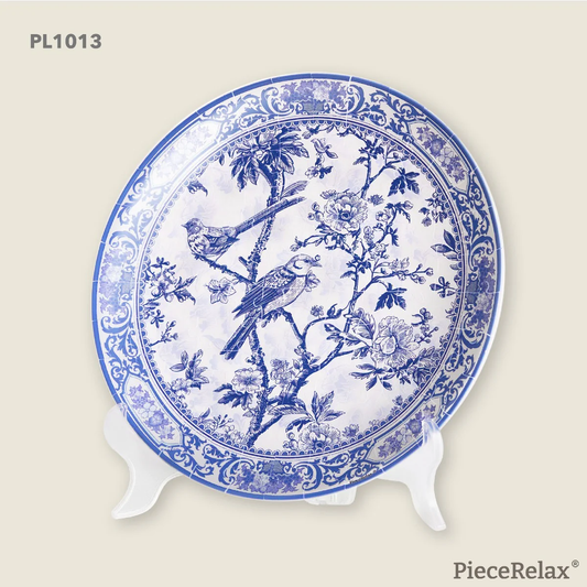3D Puzzle Plate: Floral Ballet with Birds 124pc