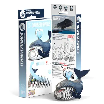 Eugy 3D Wood Puzzle: Bowhead Whale