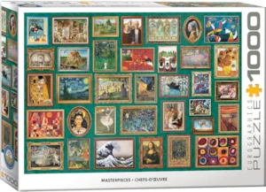 Masterpieces (Dark Green Background) 1000pc