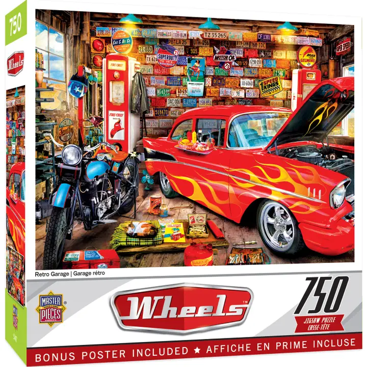 Wheels - Retro Garage 750pc
