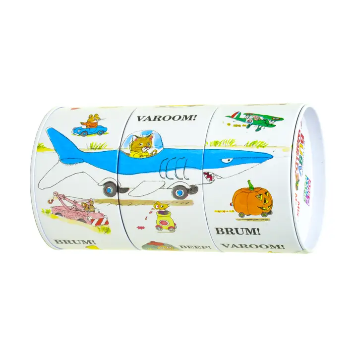 Richard Scarry's Busy World Mix & Match Tin 24pc