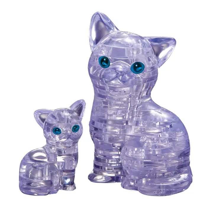 Crystal Puzzle - Cat & Kitten