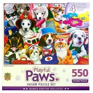Playful Paws with Sorting Trays 550pc