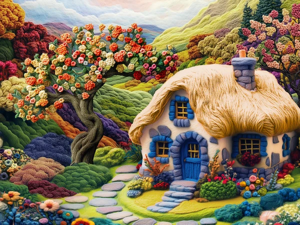 Enchanted Cottage Garden 1000pc