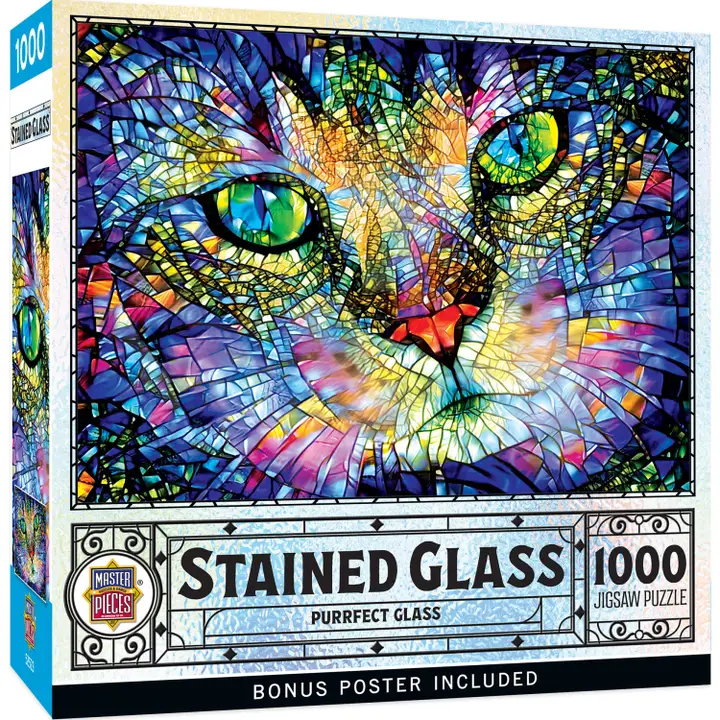 Stained Glass: Purrfect Glass 1000pc