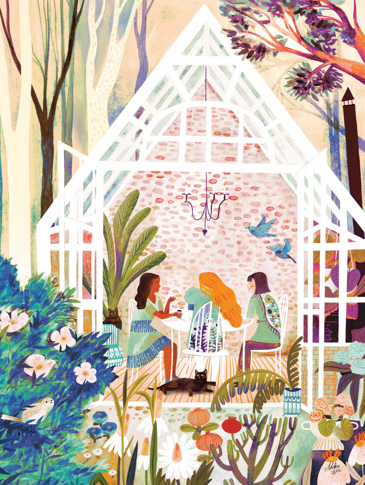 At the Greenhouse 1000pc
