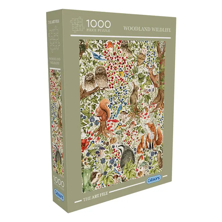 The Art File: Woodland Wildlife 1000pc
