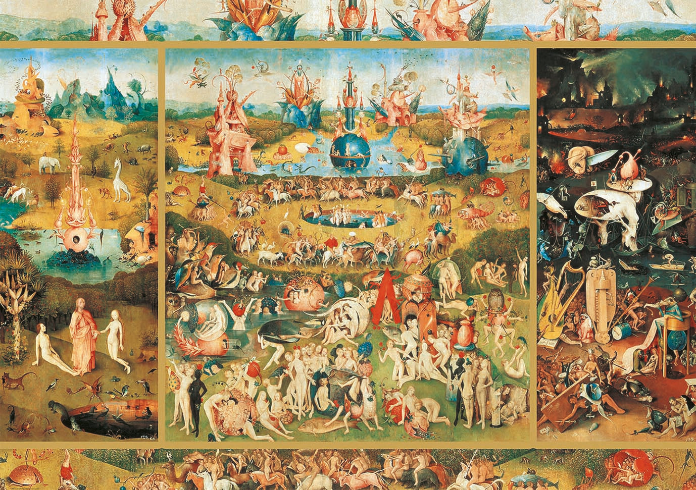 Hieronymus Bosch: The Garden of Earthly Delights 2000pc