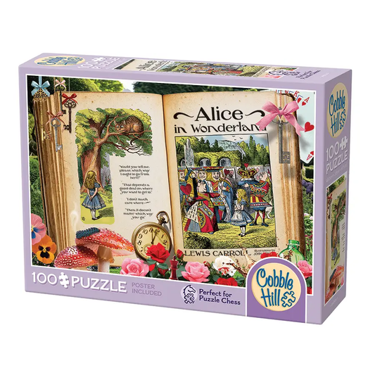 Puzzle Chess: Once Upon a Time Alice in Wonderland 100pc