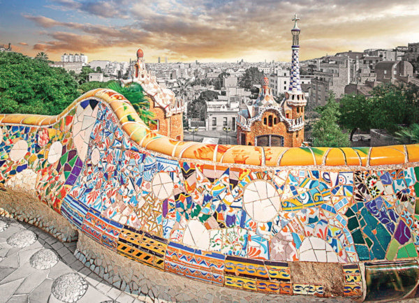 Park Guell, Barcelona 1000pc