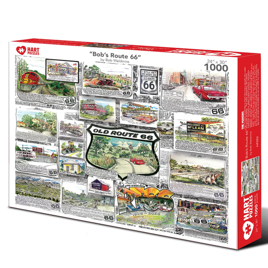 Bob's Route 66 By Bob Waldmire 1000pc