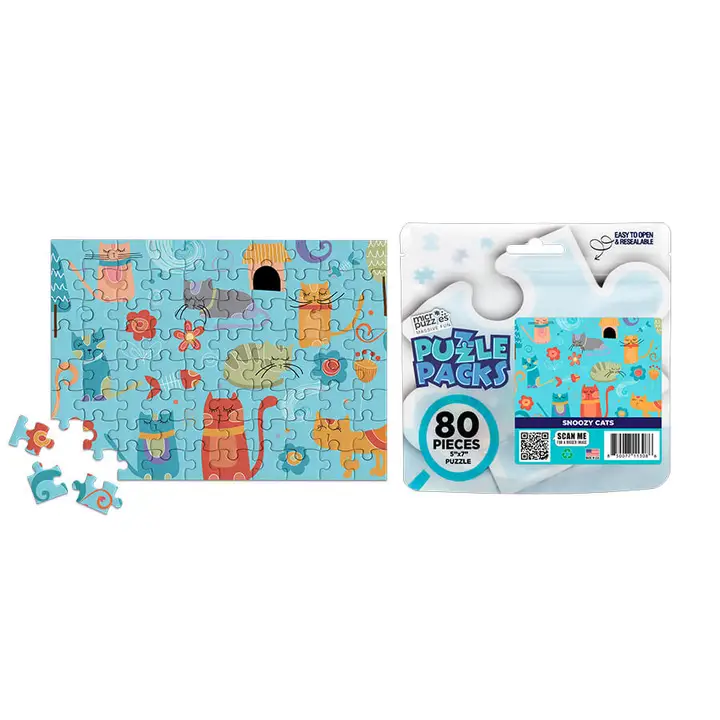 Puzzle Packs: Snoozy Cats 80pc