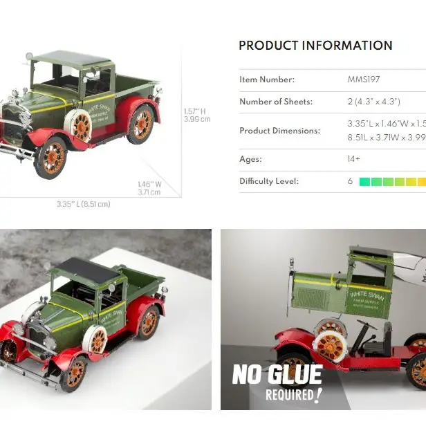 Metal Earth 1931 Ford Model A Vehicle