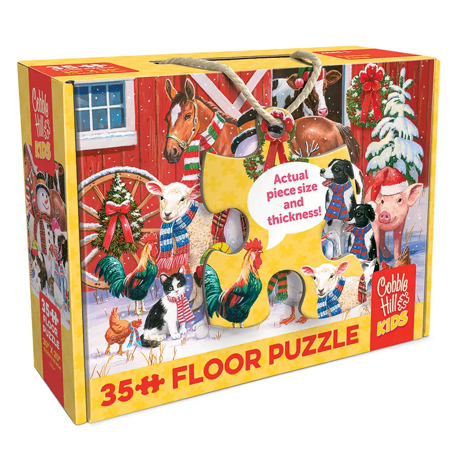 Festive Farmyard Greetings (Floor) 35pc