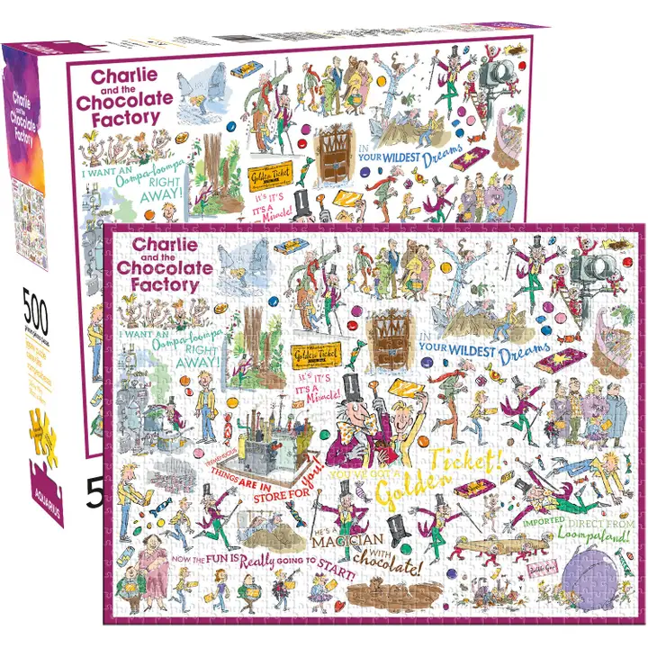 Charlie & Chocolate Factory 500pc