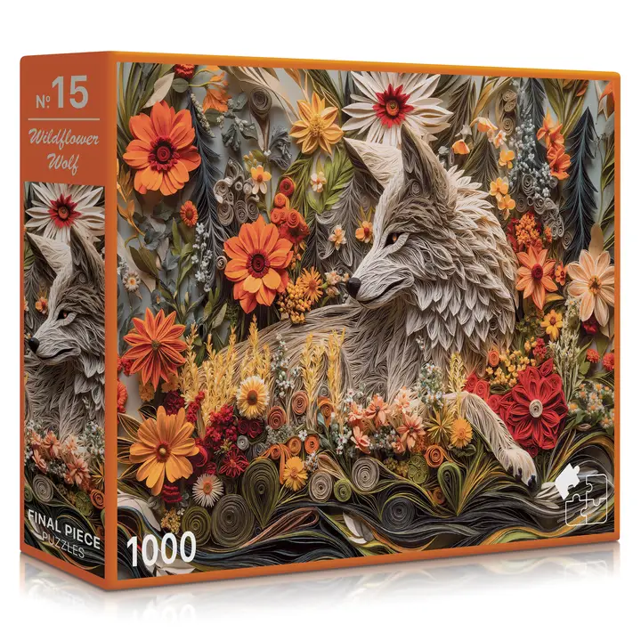 Wildflower Wolf 1000pc