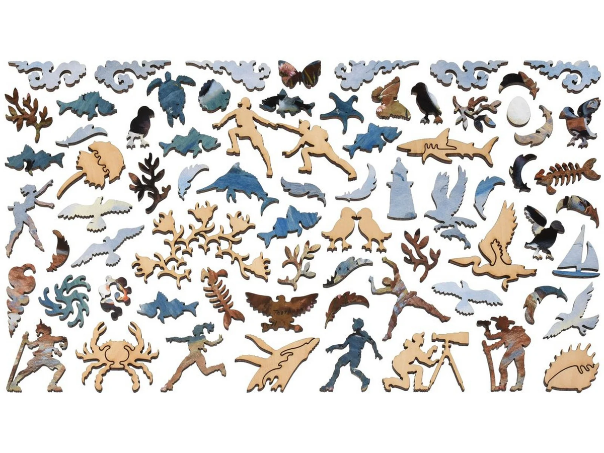 Puffins and Razor Bills 493pc