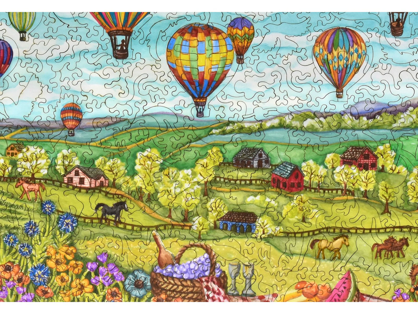 Balloons over Farmland 568pc
