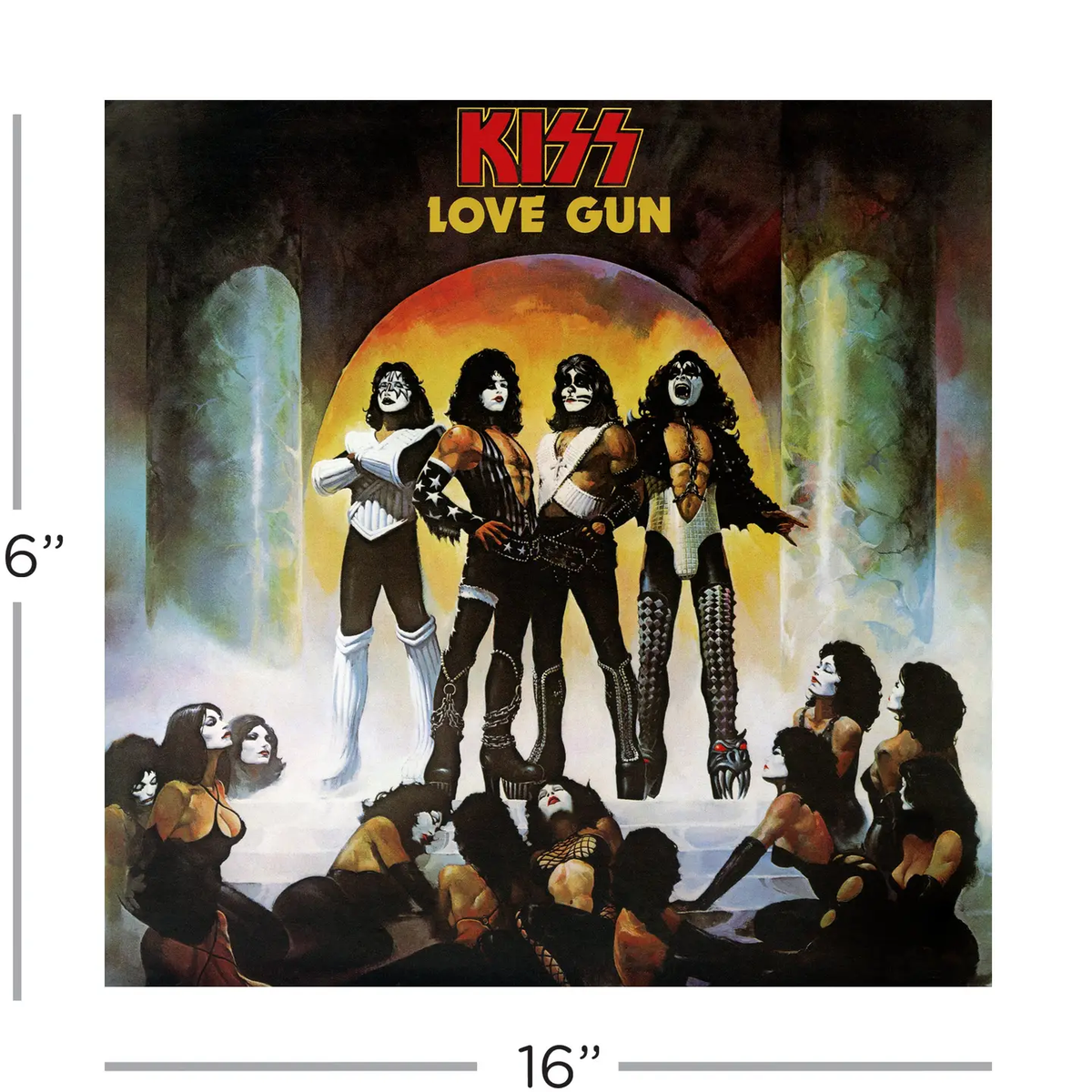 Vinyl Album: KISS Love Gun 500pc