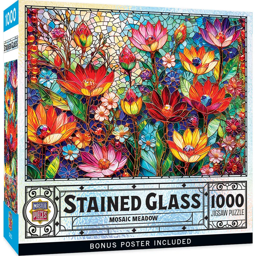 Stained Glass Mosaic Meadow 1000pc