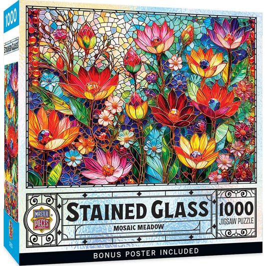 Stained Glass Mosaic Meadow 1000pc