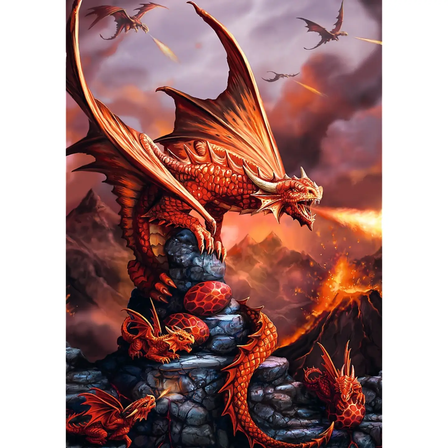 Anne Stokes Fire Dragon 1000pc