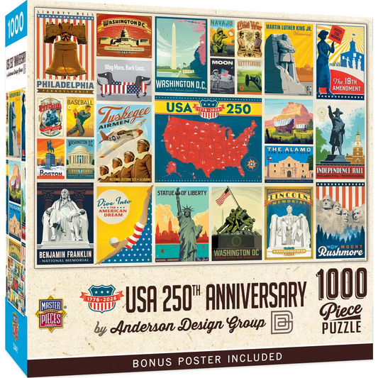 Vintage Posters: USA 250th Anniversary 1000pc