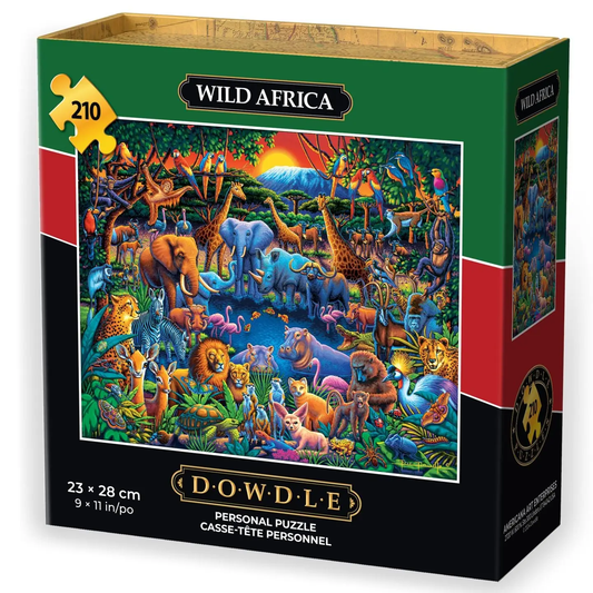 Dowdle: Wild Africa Personal Puzzle 210pc
