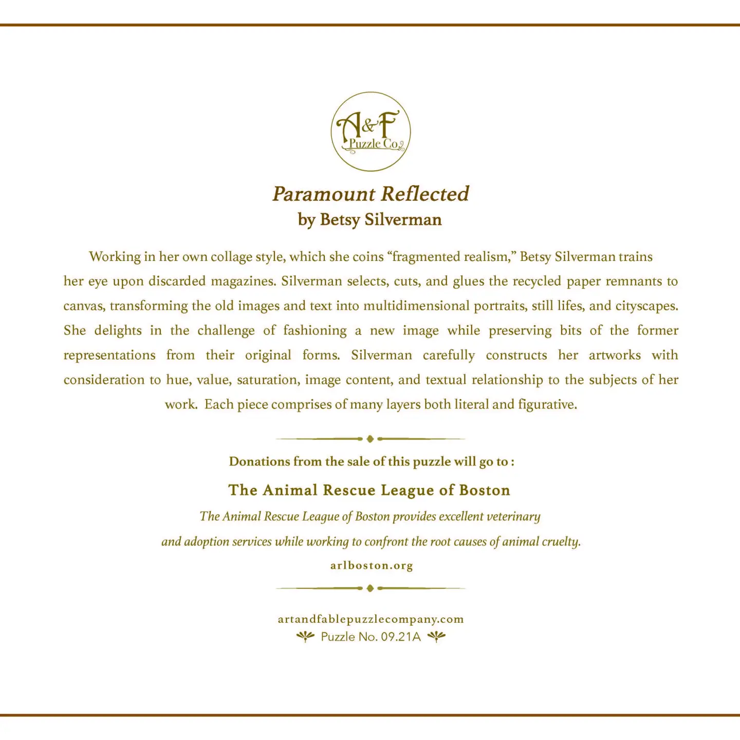 Paramount Reflected (Velvet-Touch) 1000pc