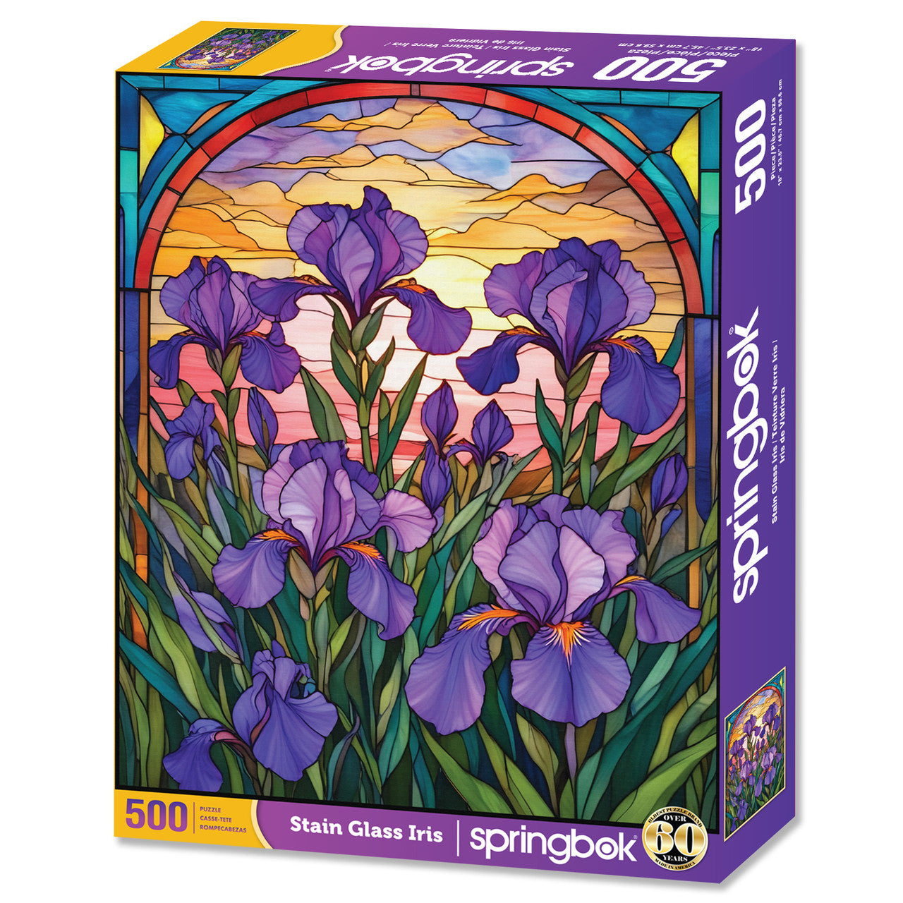 Stain Glass Iris 500pc