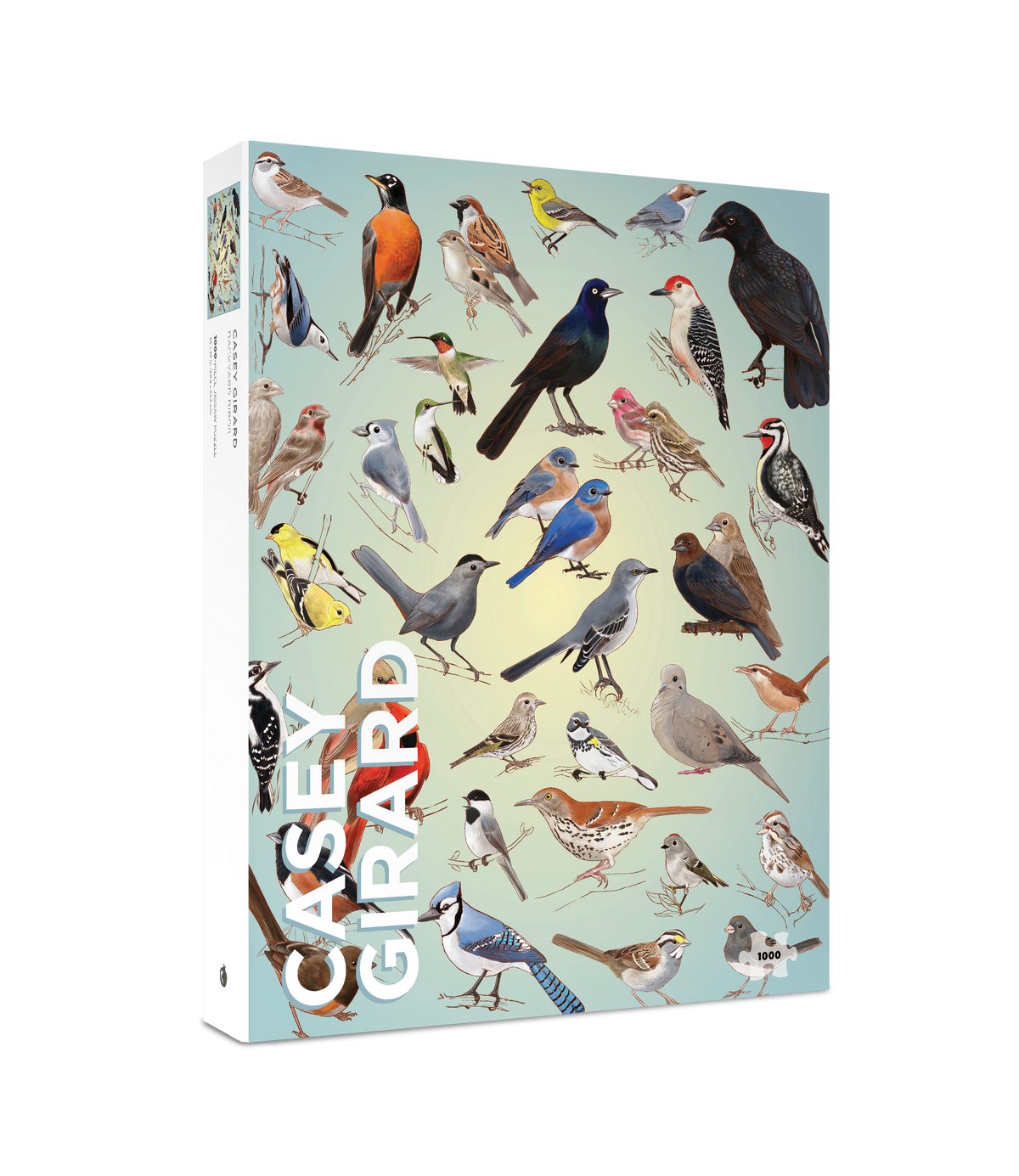 Casey Girard: Backyard Birds 1000pc