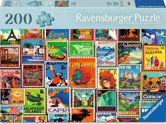 Travel Stamps 200pc